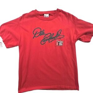 NASCAR‎ Dale Earnhardt T-Shirt Men's Medium Short Sleeve Red Signature Vintage